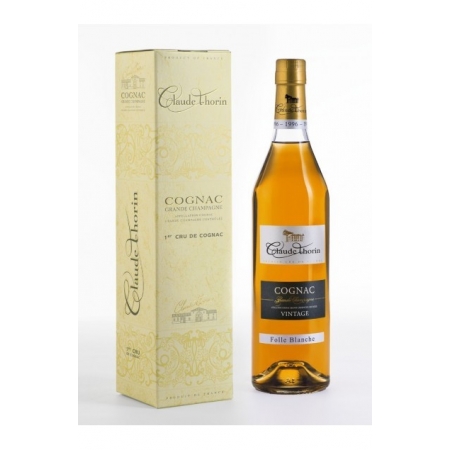 Millésime 2005 Folle Blanche Grande Champagne Cognac Claude Thorin édition limitée