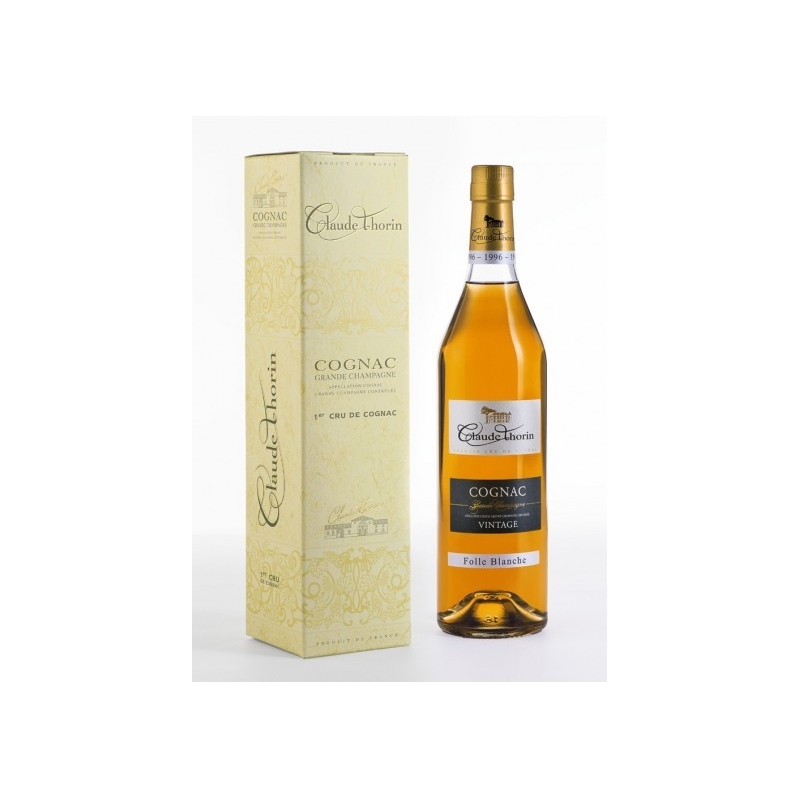 Vintage 2005 Folle blanche Grande Champagne limited edition Claude Thorin Cognac
