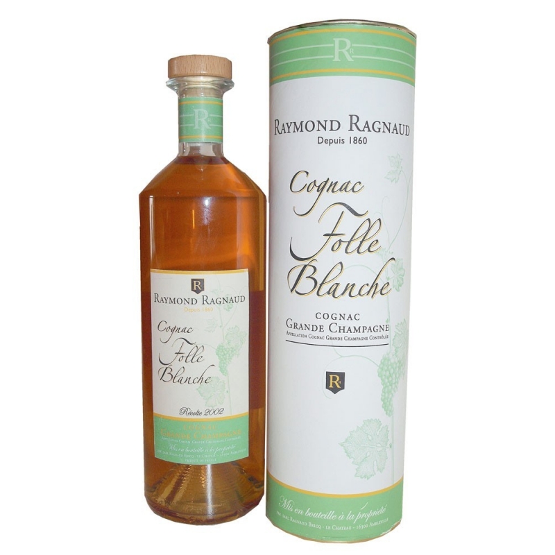 Millésime 2008 Folle Blanche Grande Champagne Cognac Raymond Ragnaud édition limitée