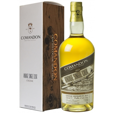 2012 Grande Champagne Single Cask limited edition Comandon Cognac