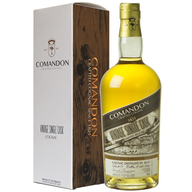 2012 Grande Champagne Single Cask limited edition Comandon Cognac