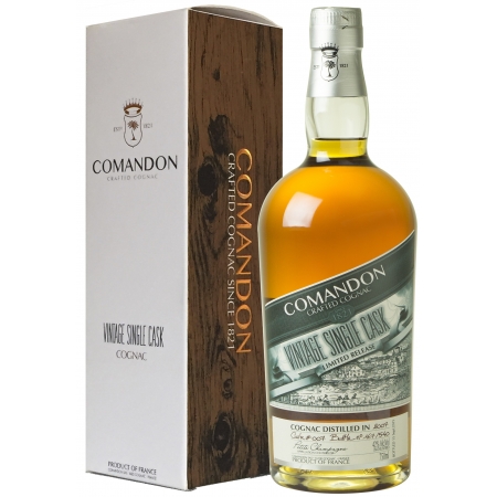 2007 Petite Champagne Single Cask limited edition Comandon Cognac