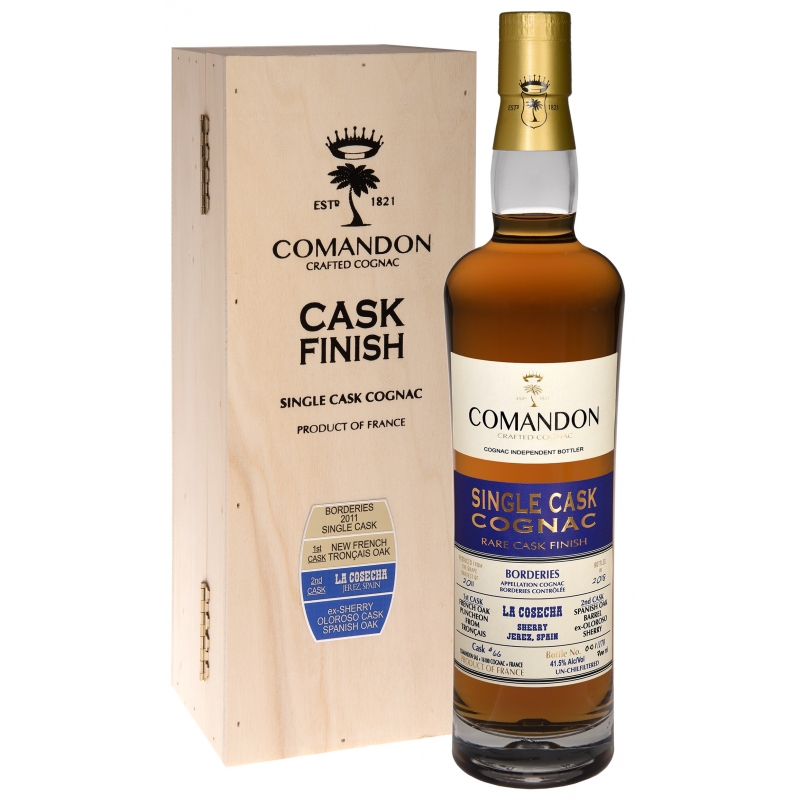 2011 Borderies Rare Cask Finish La Cosecha Sherry Comandon Cognac limited edition