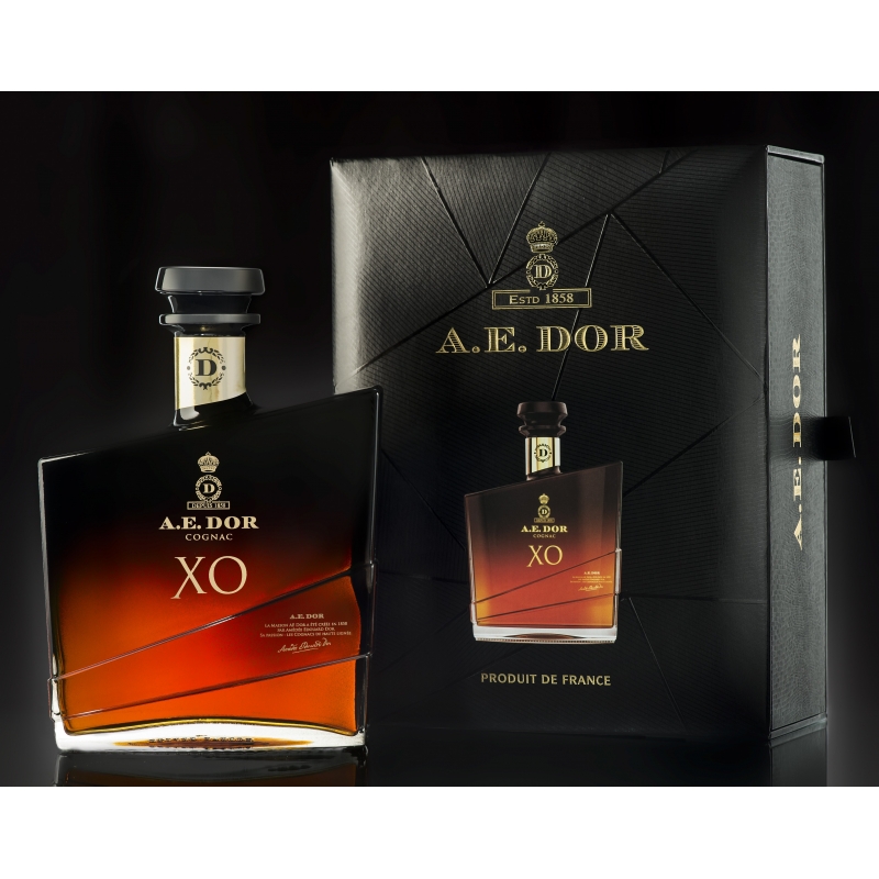 XO Fine Champagne carafe Nolly Cognac A.E. Dor