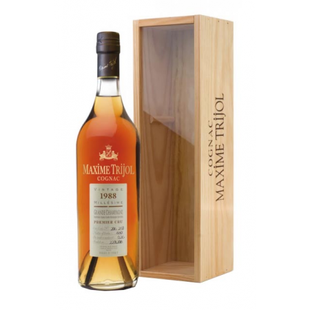Millésime 1988 Grande Champagne Cognac Maxime Trijol édition limitée