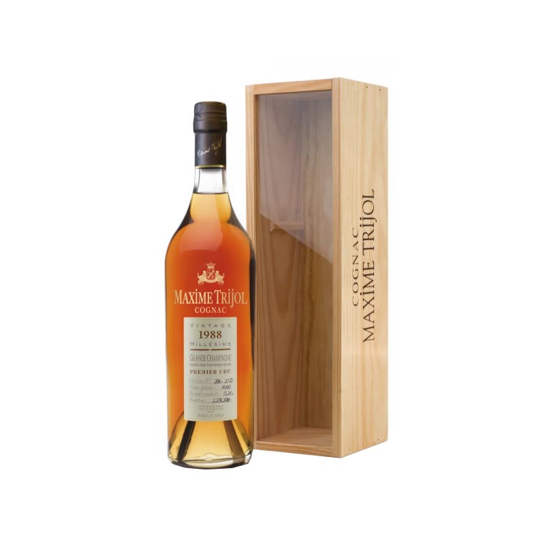 Millésime 1988 Grande Champagne Cognac Maxime Trijol édition limitée