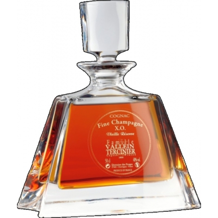 XO vieille réserve Fine Champagne Cognac Vallein-Tercinier carafe cristal Pyramide