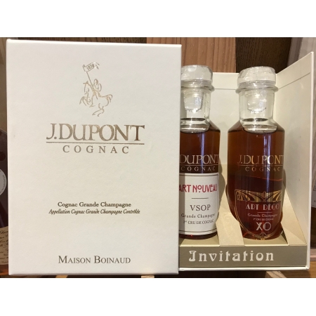 Coffret Invitation  J.Dupont Cognac