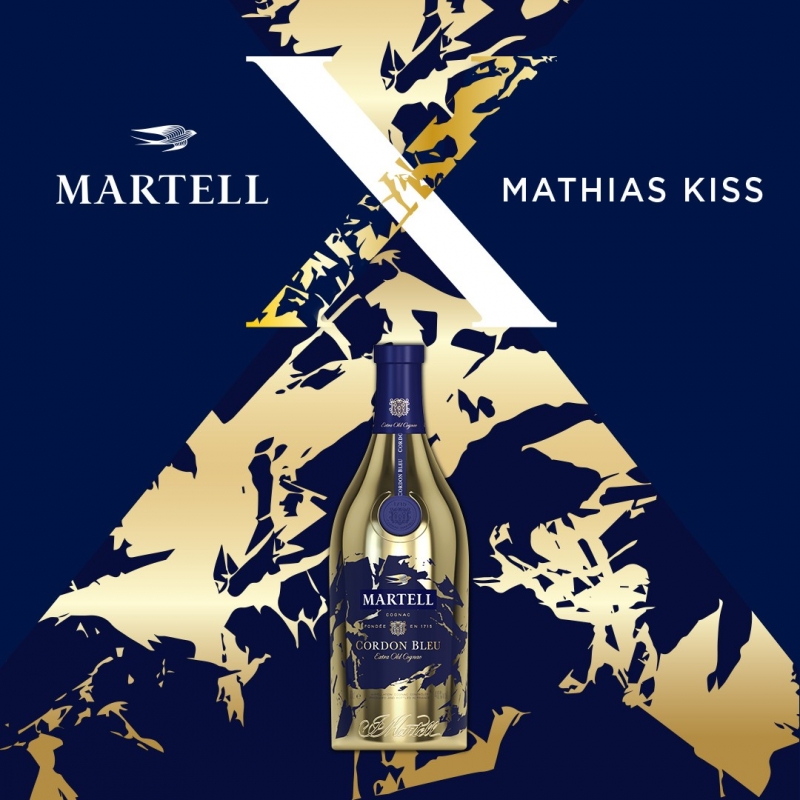 Cognac Martell Cordon Bleu XO Cognac New Year Mathias Kiss