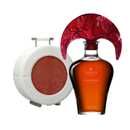 L'Automne Lalique Grande Champagne Cognac Hardy édition limitée
