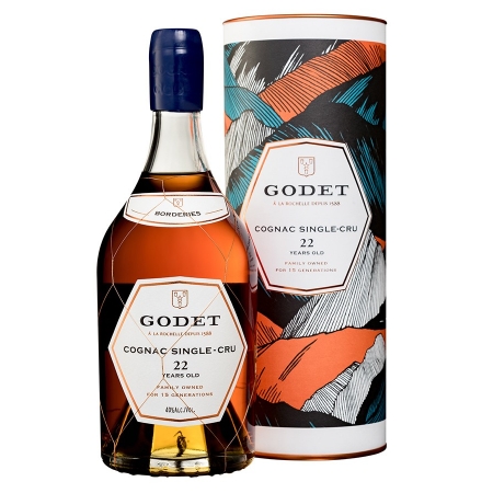 22 ans single cru Grande Champagne Cognac Godet