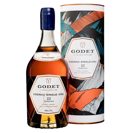 22 years Borderies Cognac Godet