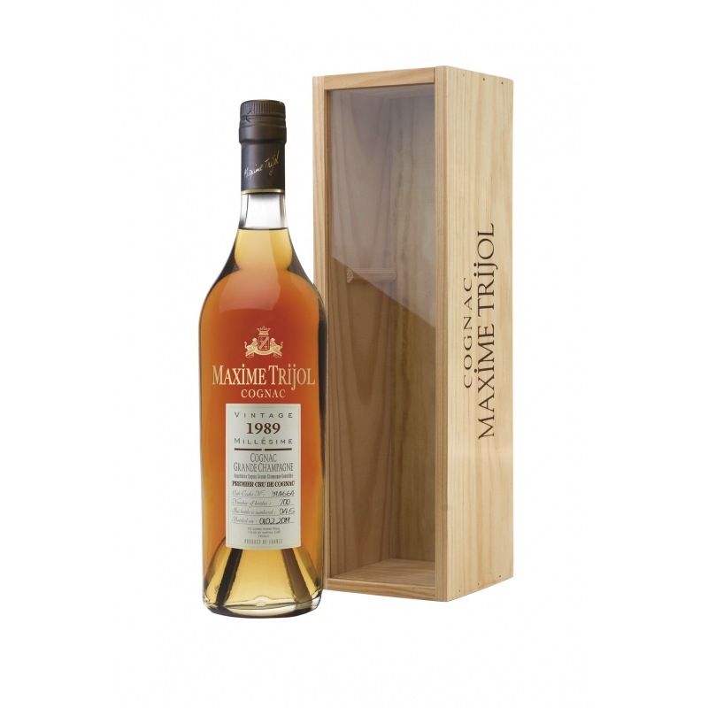 Millésime 1989 Grande Champagne Cognac Maxime Trijol édition limitée