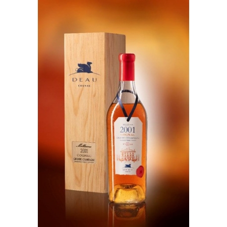 Millésime 2001 Grande Champagne Cognac Deau édition limitée