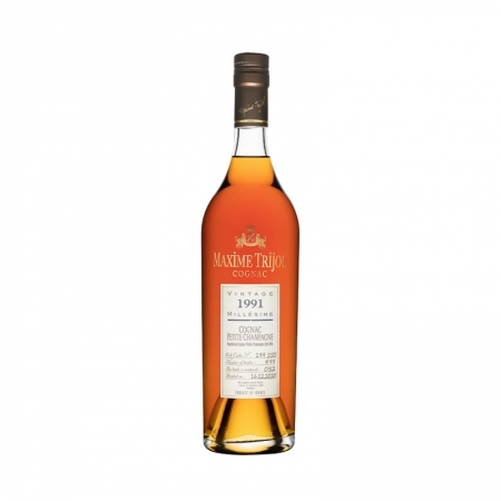 Millésime 1991 Petite Champagne Cognac Maxime Trijol édition limitée