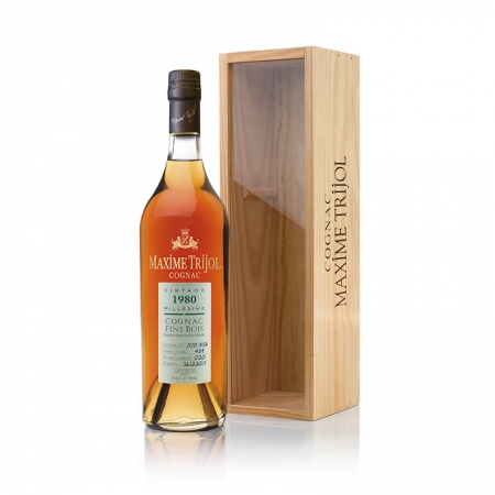 Millésime 1980 Fins Bois Cognac Maxime Trijol édition limitée
