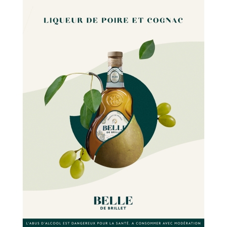 Liqueur de poire et Cognac Belle de Brillet Maison Brillet