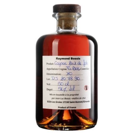 XO Fins Bois natural cask strength limited edition Raymond Bossis Cognac