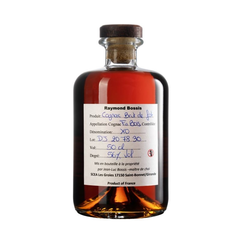 XO Fins Bois natural cask strength limited edition Raymond Bossis Cognac