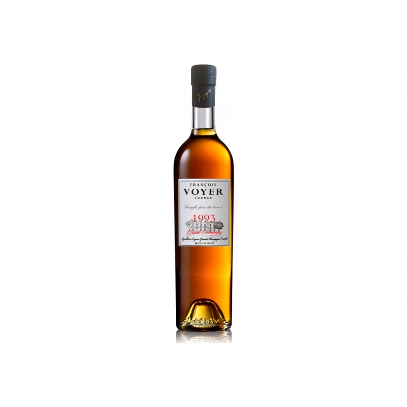 Millésime 1993 Grande Champagne brut de fût Cognac François Voyer édition limitée