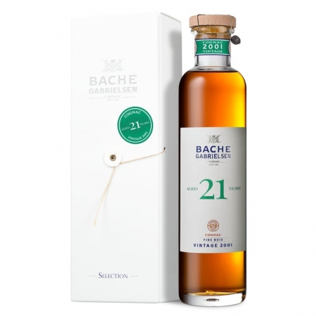 Millésime 2001 Fins Bois 21 Ans Cognac Bache-Gabrielsen édition limitée