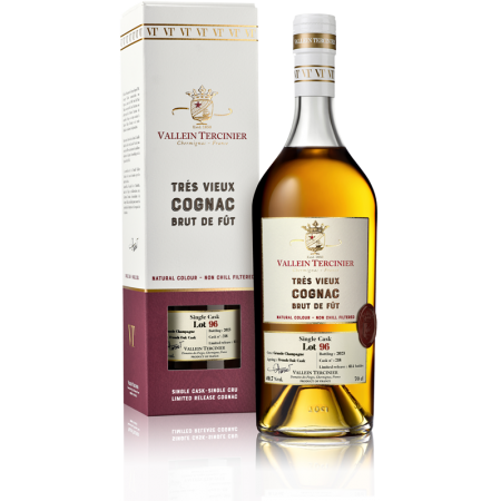 Lot 96 Grande Champagne brut de fût Cognac Vallein Tercinier édition limitée