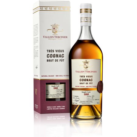 1995 Borderies single cask limited edition Vallein Tercinier Cognac