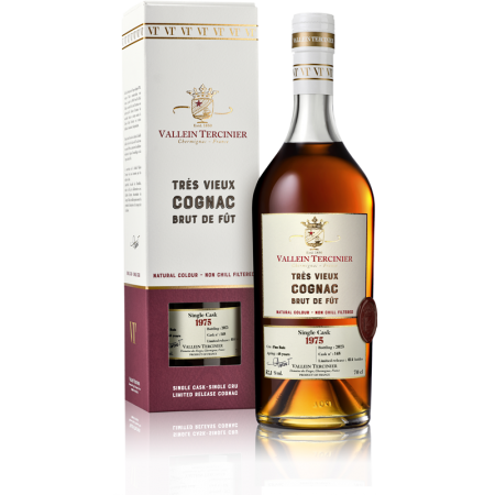 1975 Fins Bois Single Cask limited edition Vallein Tercinier Cognac