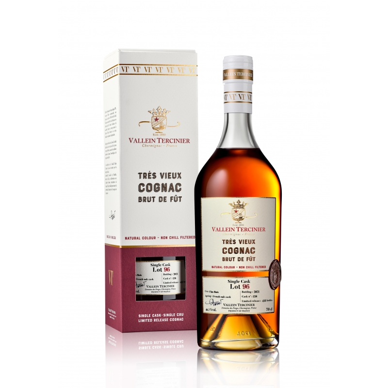 Lot 30 Petite Champagne brut de fût Cognac Vallein Tercinier édition limitée