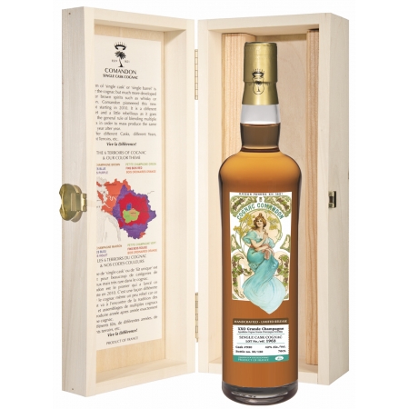XXO Grande Champagne Lot 1963 Cognac Comandon édition limitée