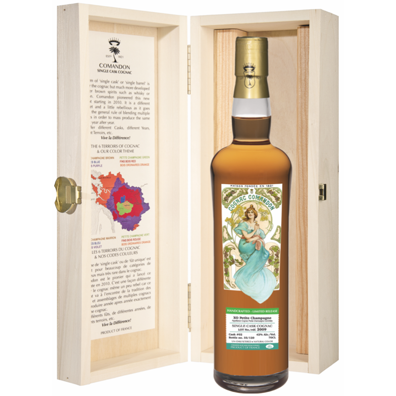 XO Petite Champagne batch 2009 limited edition Comandon Cognac