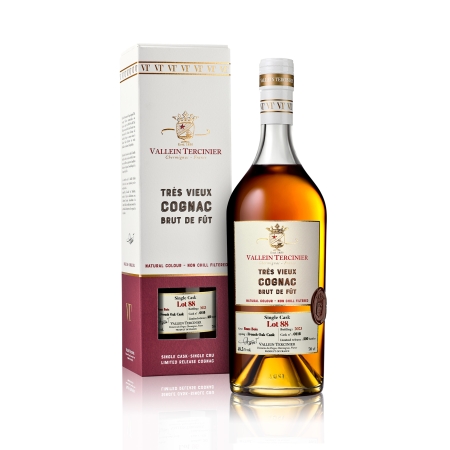 Batch 88 Bons Bois single cask limited edition Vallein Tercinier Cognac