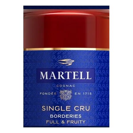 Cognac Martell collection Single Cru Borderies édition limitée