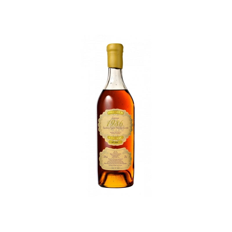 Millésime 1986 Fins Bois édition limitée Cognac Prunier