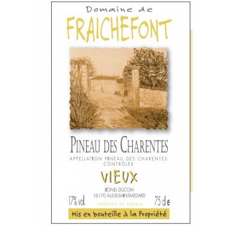 Vieux Pineau des Charentes blanc Domaine de Fraichefont