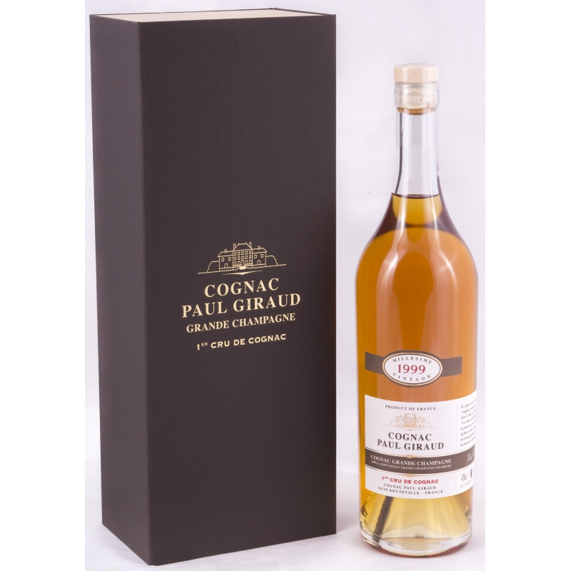 Millésime 1999 Grande Champagne Cognac Paul Giraud édition limitée