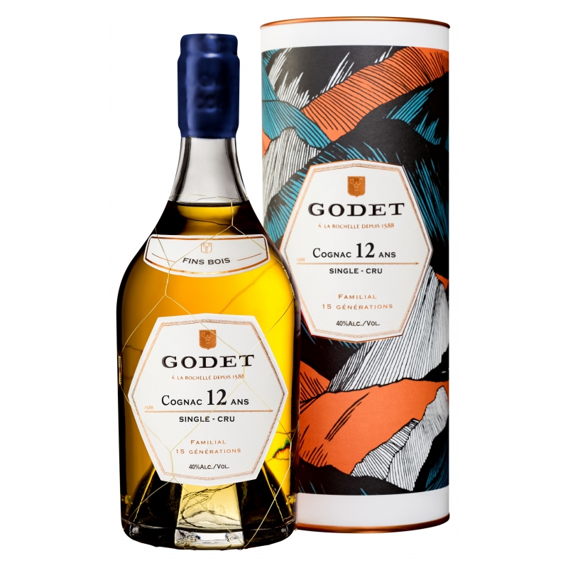 12 ans single cru Fins Bois Cognac Godet