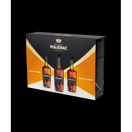 Set 3 miniatures VS VSOP XO Cognac Prince Hubert de Polignac