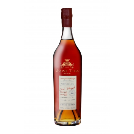 Lot N° 55 Grande Champagne brut de fût Cognac Maxime Trijol édition limitée