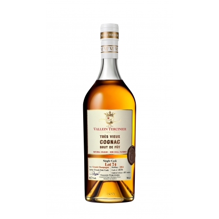 Batch 74 single cask Grande Champagne limited edition Vallein Tercinier Cognac