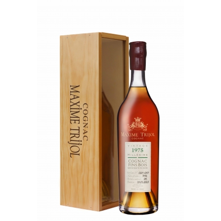 Millésime 1975 Fins Bois Cognac Maxime Trijol édition limitée
