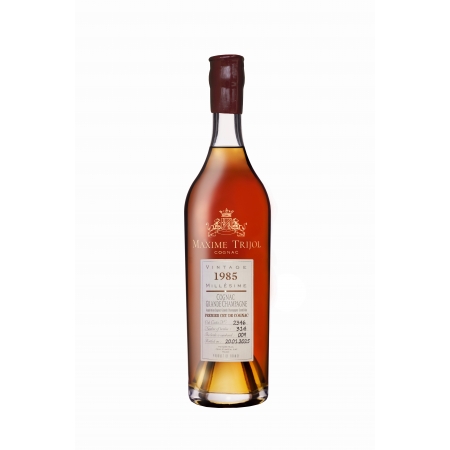 Millésime 1985 Grande Champagne Cognac Maxime Trijol édition limitée