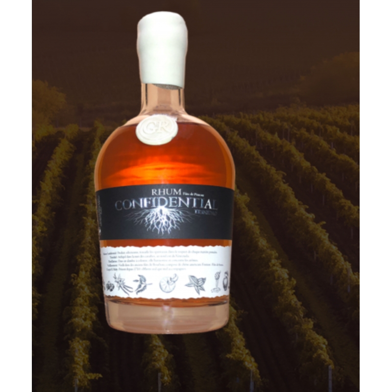Rhum Trinidad finish en fût de Pineau des Charentes by Confidential édition limitée