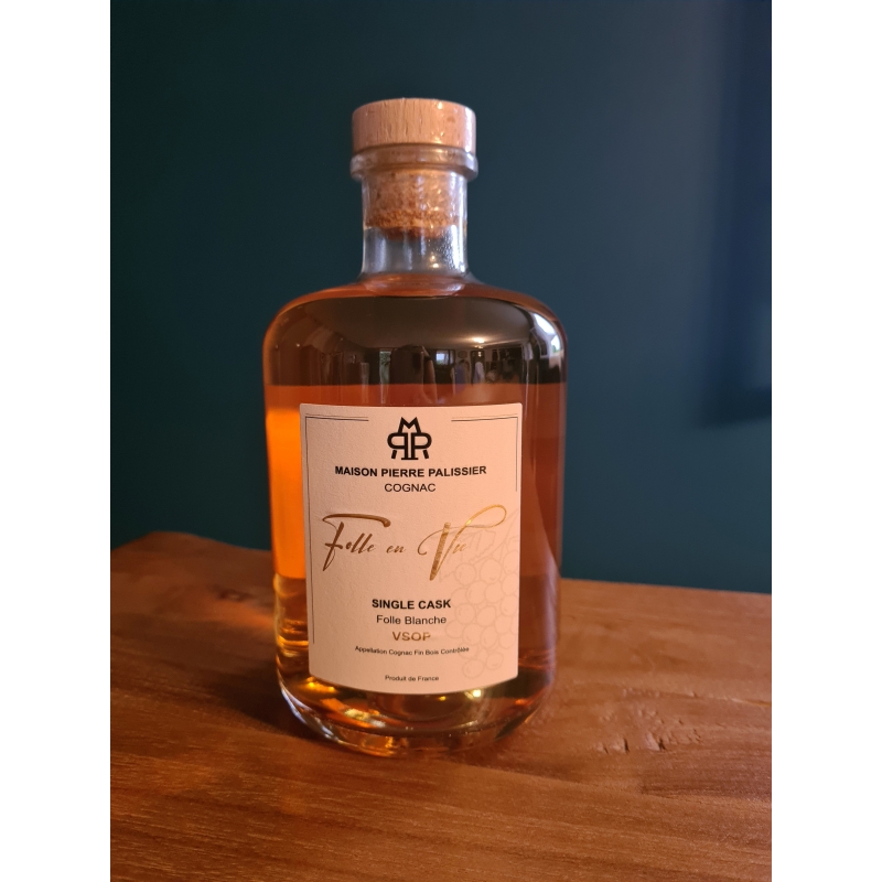 VSOP Folle en Vie Folle blanche single cask Maison Pierre Palissier Cognac limited edition
