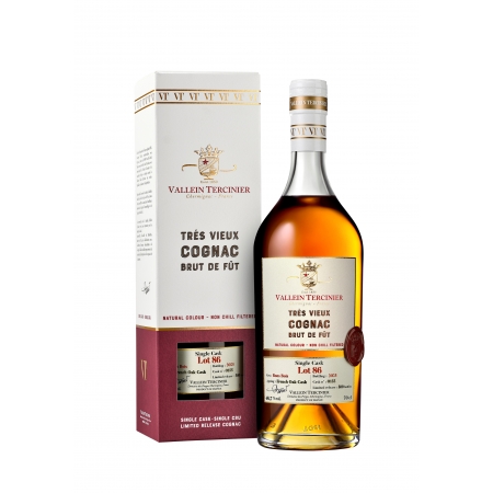Batch 86 single cask Bons Bois limited edition Vallein Tercinier Cognac