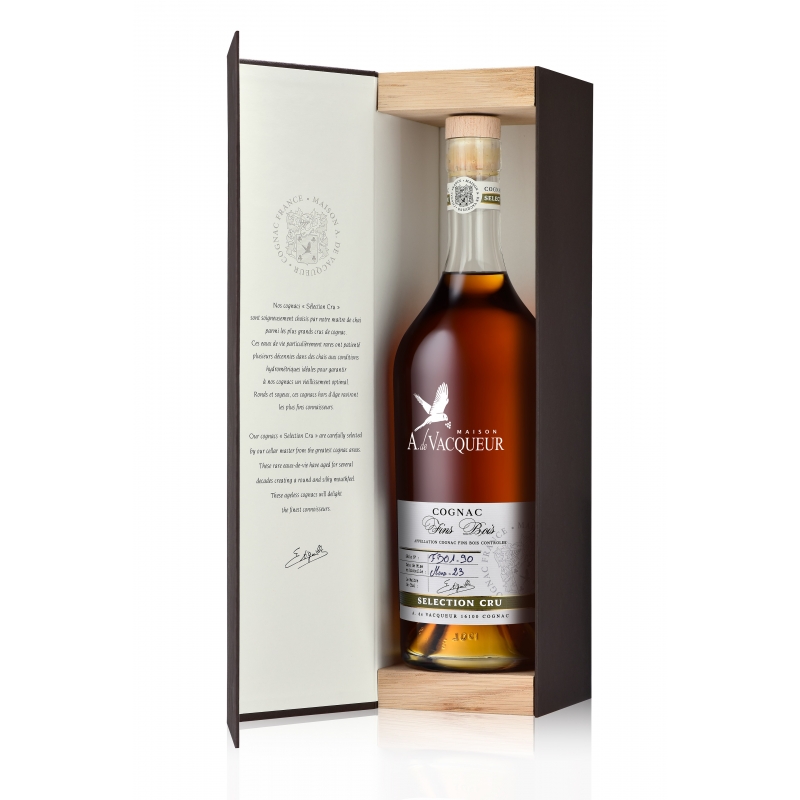 sélection cru Fins Bois Cognac Maison A. de Vacqueur