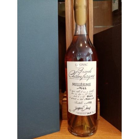 Vintage 1993 Grande Champagne limited edition Jacques Denis Cognac