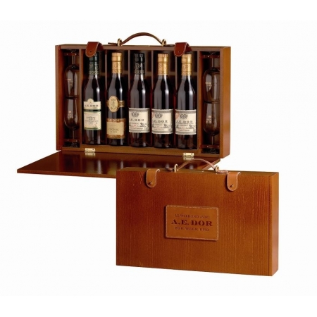 Valise dégustation pour le week-end Cognac A.E. Dor