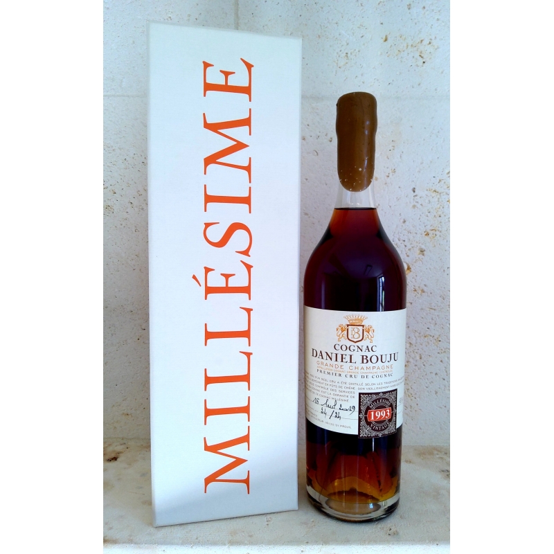 Cognac Daniel Bouju Millésime 1993 Grande Champagne édition limitée