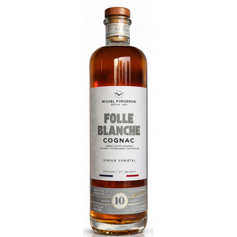 Folle Blanche 10 ans Grande Champagne Cognac Michel Forgeron édition limitée